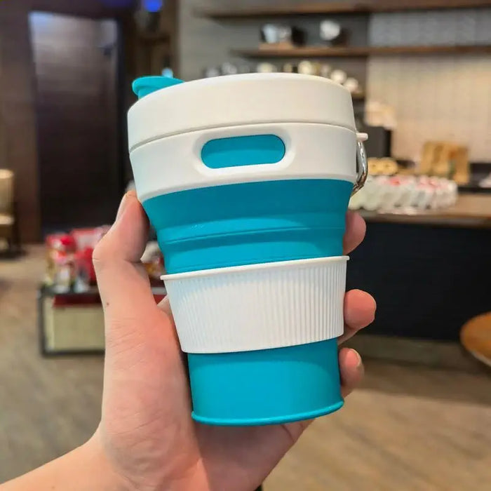 Enagua Mart Portable Folding Travel Cup - Telescoping Coffee and Juice Cup