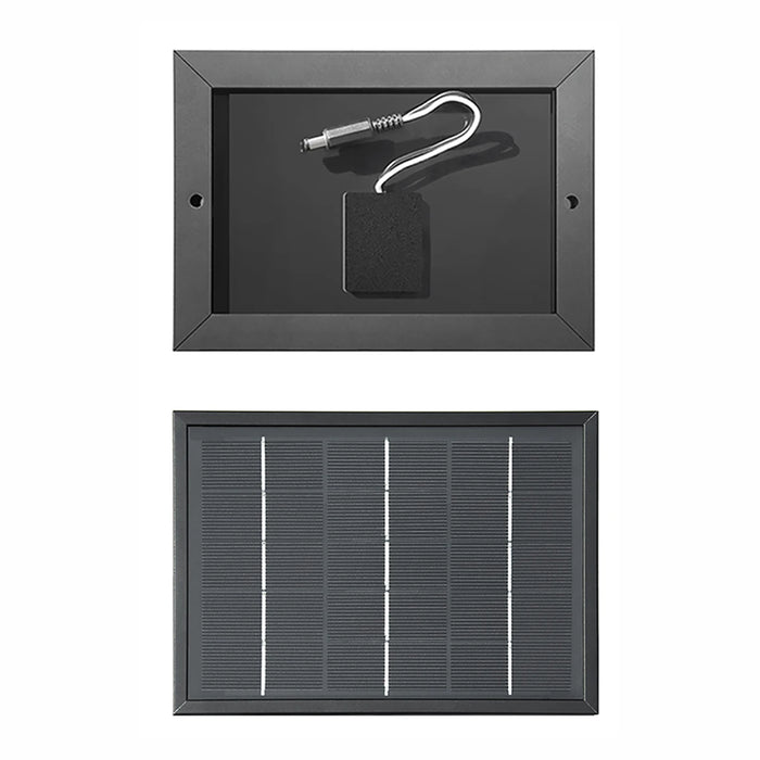 Enagua Mart 3W Glass Solar Panel - 7.5V Charger for Home Light, Solar Pump, Mini Cells, Waterproof High-Efficiency Output