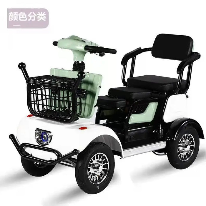 Enagua Mart 800W Customizable Adult Four-Wheel Electric Leisure Car with Cabin