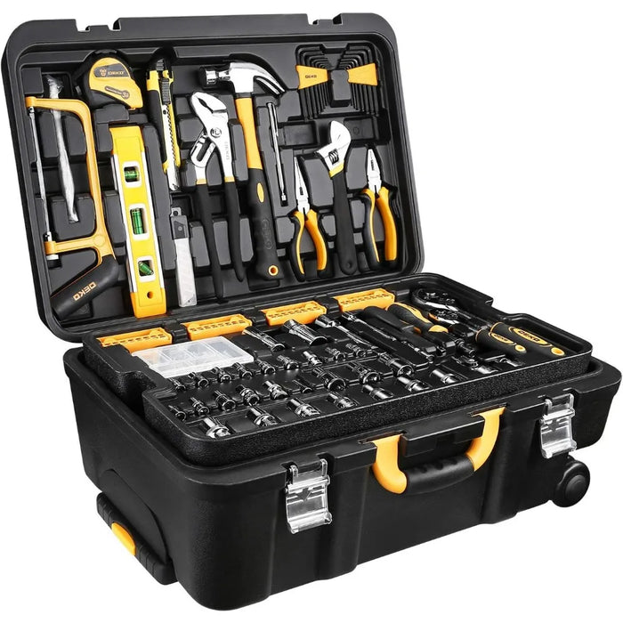 Enagua Mart Dekopro 258-Piece Tool Kit – Rolling Tool Box With Mechanic Case