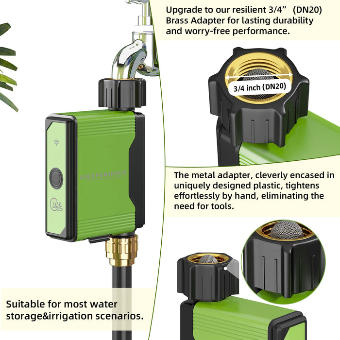 Enagua Mart Smart Zigbee WiFi Garden Watering Timer – Drip Irrigation System With Water Flow Control