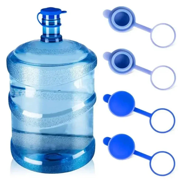 Enagua Mart 5 Gallon Water Jug Caps - Non-Spill Bottle Caps with Inner Plug, Durable Reusable Silicone Water Bottle Cover