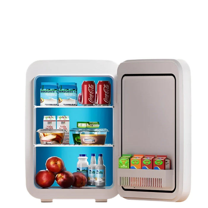 Enagua Mart Portable Refrigerator with Freezer - Compact Energy Efficient Mini Fridge for Car and Home Use