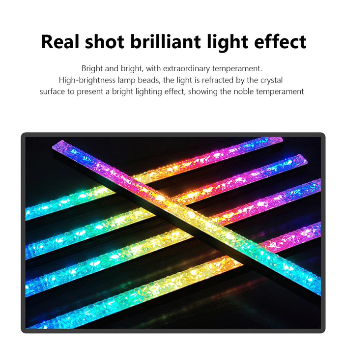 Enagua Mart Coolmoon ARGB LED Strip Light - Magnetic DIY Lamp Bar for PC Case Chassis Decoration