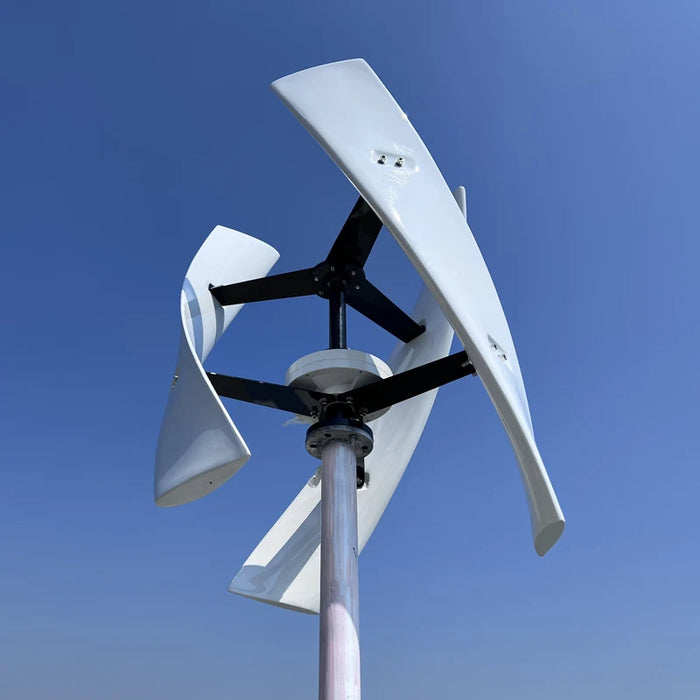 Enagua Mart 15,000W/20,000W Vertical Axis Permanent Maglev Wind Turbine Generator - 12V/24V/48V Off-Grid Inverter