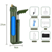 Enagua Mart Portable Hand Pump RO Water Filter Purifier - Emergency Survival Kit for Hiking, Camping, and Travel - Enagua Mart