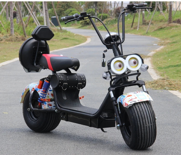 Enagua Mart Harley Electric Vehicle - Two-Wheel Off-Road Scooter for Adults