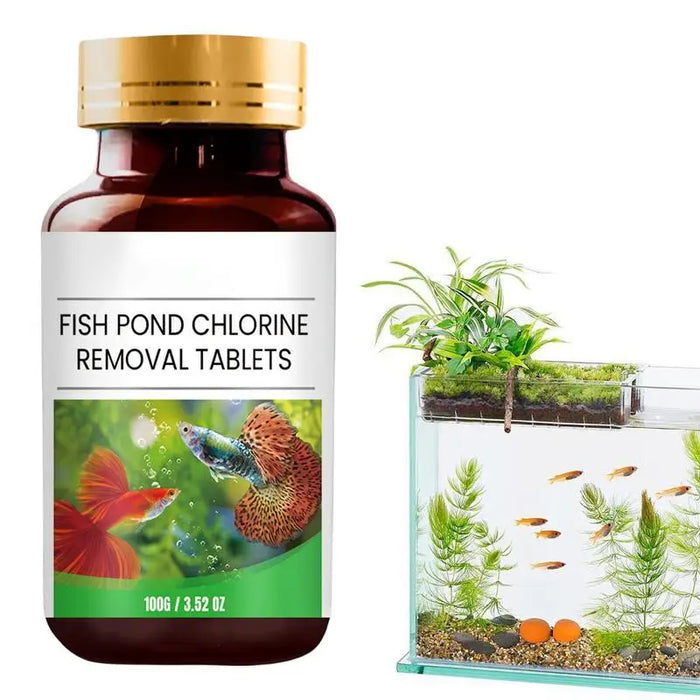 Enagua Mart Fish Pond Chlorine Removal Tablets - Aquarium Water Purifier and Algae Remover