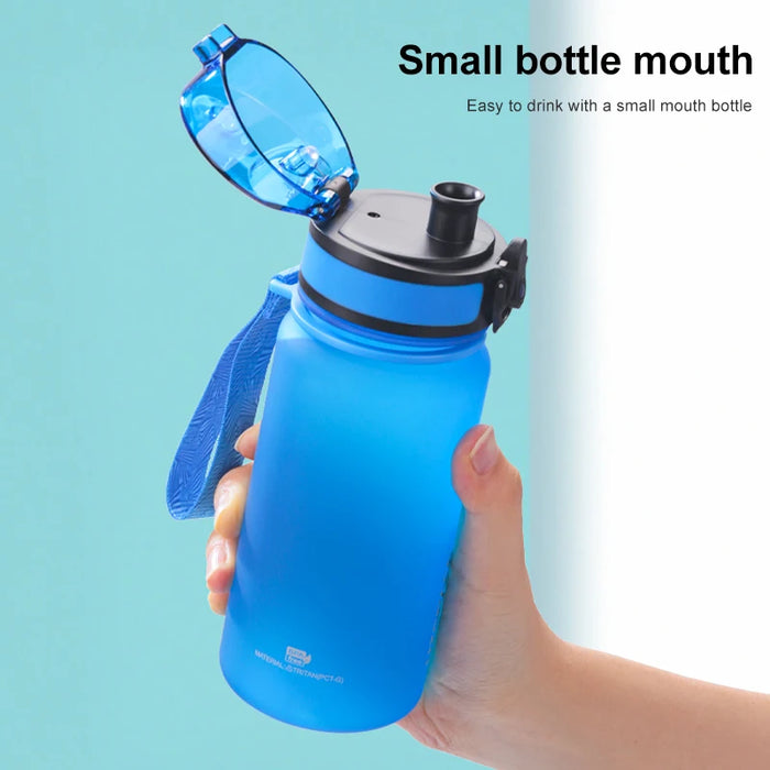 Enagua Mart 350ml Kids Water Bottle - Leakproof Tritan with Time Marker and Eco-Friendly Design