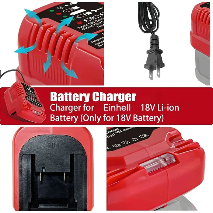 Enagua Mart 12V/24V Portable Li-Ion Battery Mini Compact Car Charger