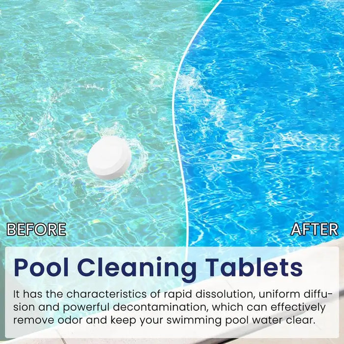 Enagua Mart Pool Cleaning Tablets - Advanced Chlorine Tabs for Water Cleaning