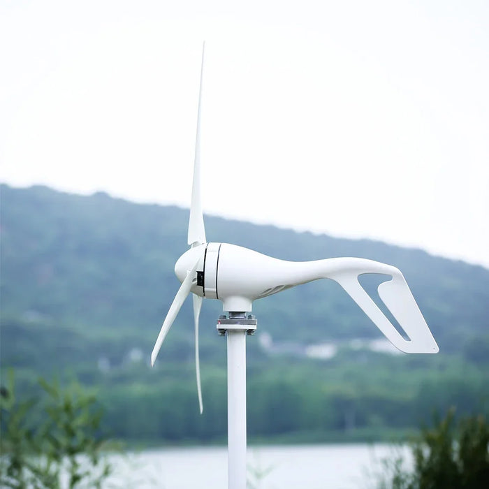 Enagua Mart New Energy 3KW/5KW/8KW Small Windmill - Horizontal Wind Turbine Generator with MPPT Controller for Home Use