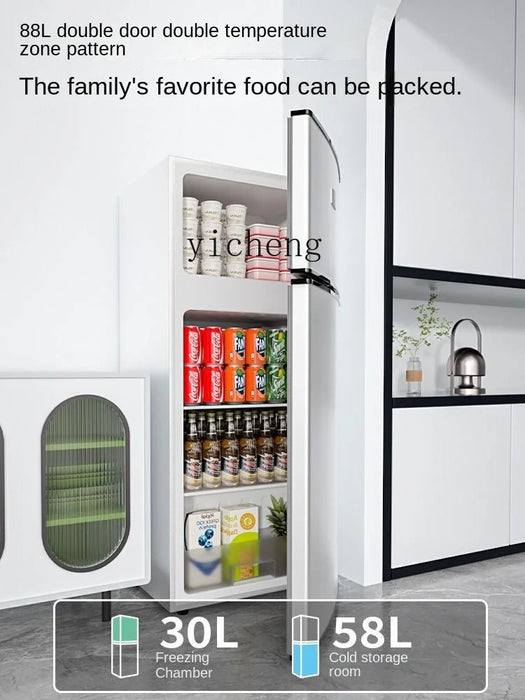 Enagua Mart XL Mini Refrigerator - First-Class Energy Efficiency, Household Frozen Storage