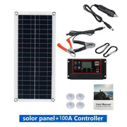 Enagua Mart 1000W Solar Panel Kit - 12V Solar Cell with 10A/100A Controller for Phones, RVs, Cars, Caravans, Home, and Camping - Enagua Mart