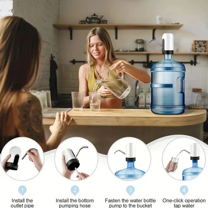 Enagua Mart Electric Water Pump - Automatic Water Dispenser for Kitchen, Restaurant, Home, and Garden