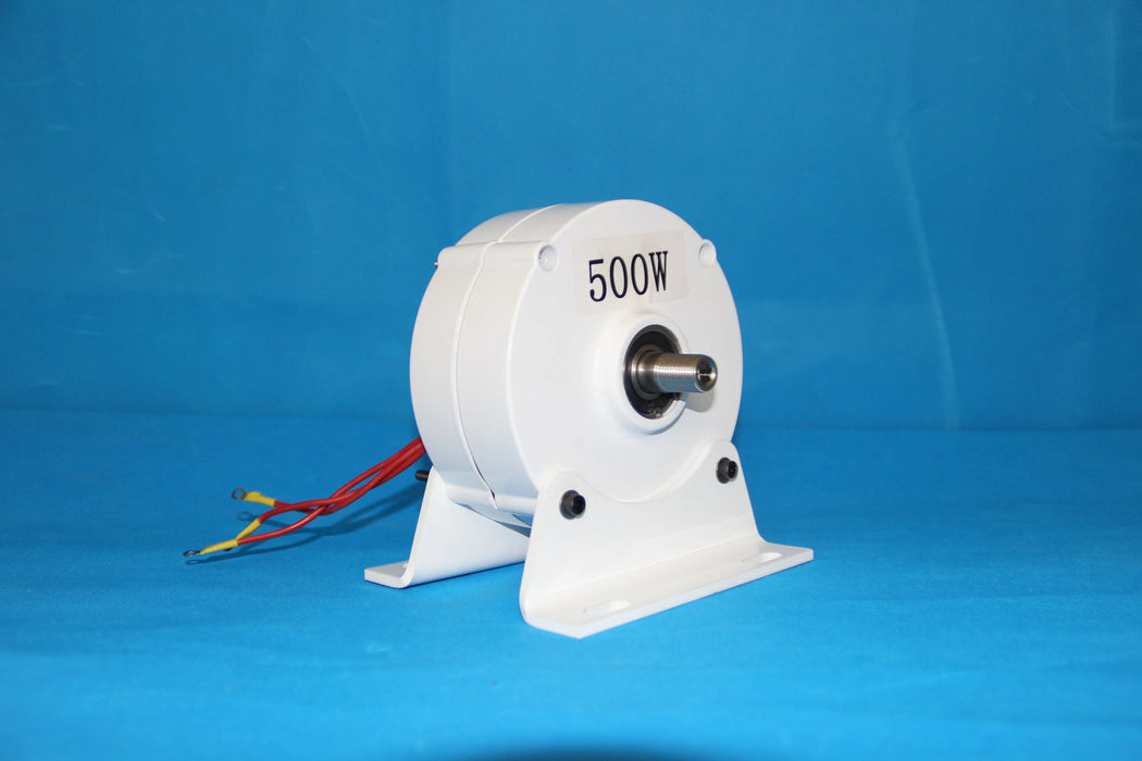 Enagua Mart PMG 500W Wind Turbine Generator - 12V/24V 750 RPM Magnetic Dynamo for AC/DC Power and Hydro Alternator Applications