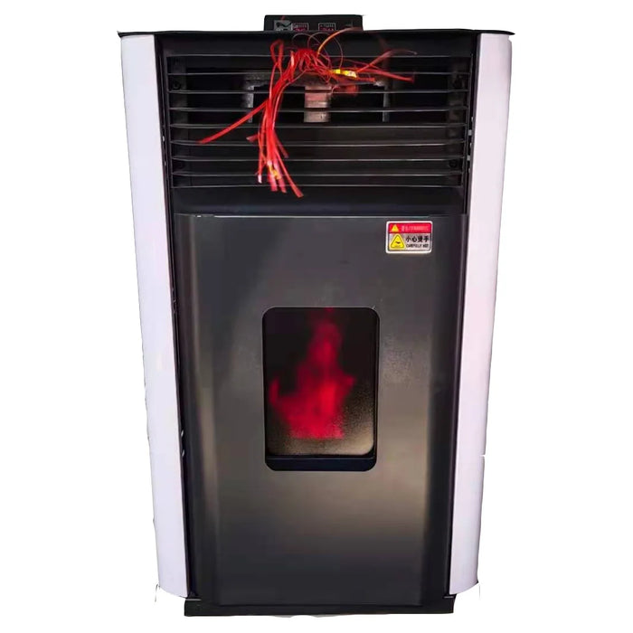 Enagua Mart Hot Wind Biomass Pellet True Fire Room Heating Stove - Efficient Indoor Heater