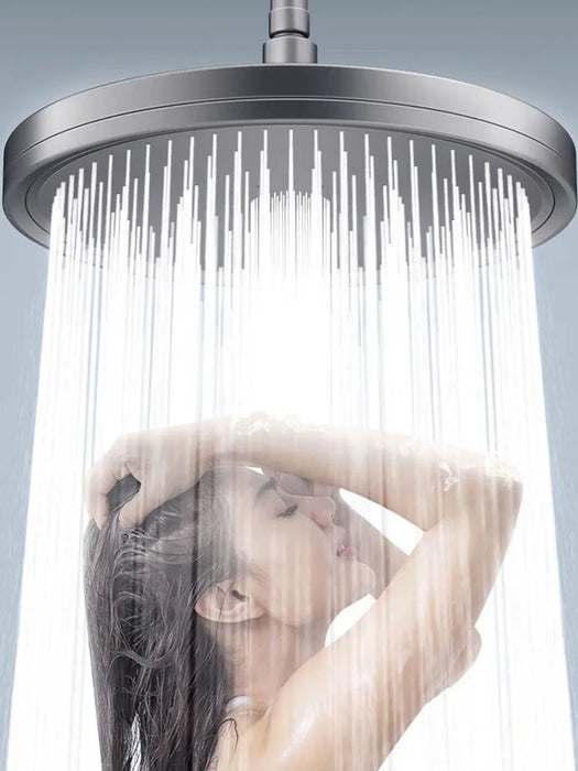 Enagua Mart 6-Modes Large Panel Rainfall Shower Head - High-Pressure Supercharge Spray for Bathroom