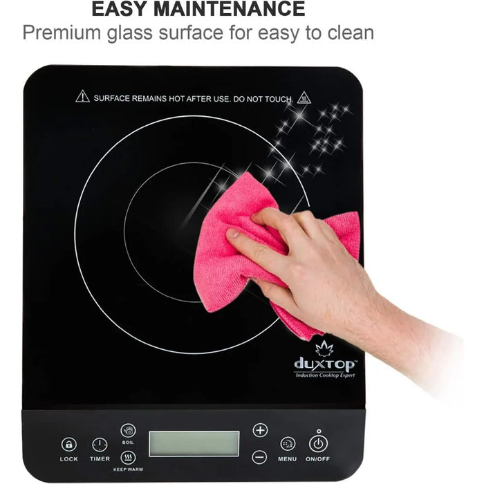 Enagua Mart Duxtop Portable Induction Cooktop - 1800W Countertop Burner with LCD Touchscreen