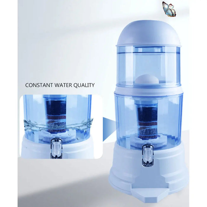 Enagua Mart 16L Water Filter Drinking Bottle - Household Water Purifier, Pure Filter Purificador de Agua Potable