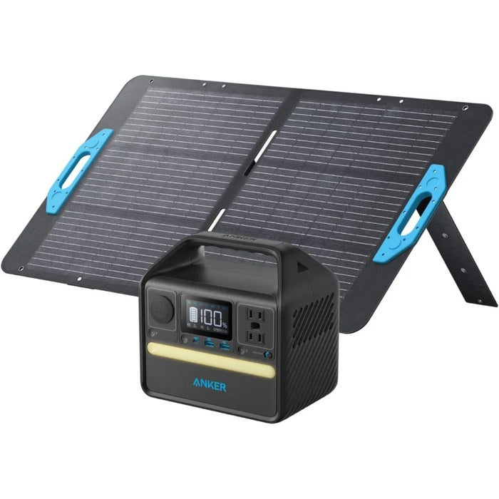 Enagua Mart Power Station with Lifepo4 Battery - 256Wh 6-Port Powerhouse, 300W Peak, 600W Solar Generator