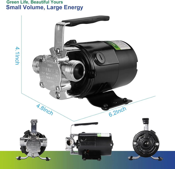 Enagua Mart Portable Water Transfer Pump - 330 Gallon Per Hour