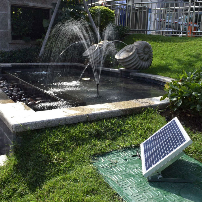 Enagua Mart 10W Solar Fountain Pump - Outdoor Garden Water Pump for Ponds, Pools, and Decorative Water Features