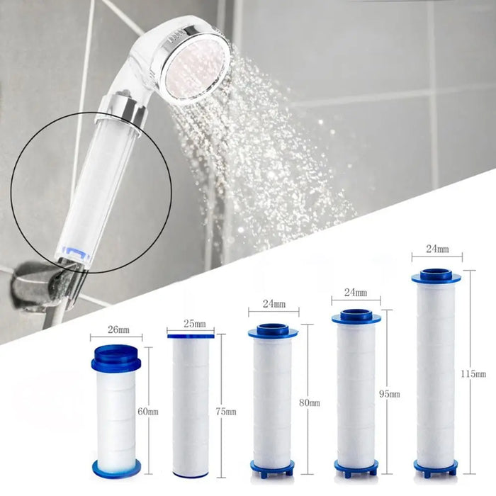 Enagua Mart Handheld Bath Sprayer Replacement Filters - Detachable PP Cotton Shower Head Filter Cartridge