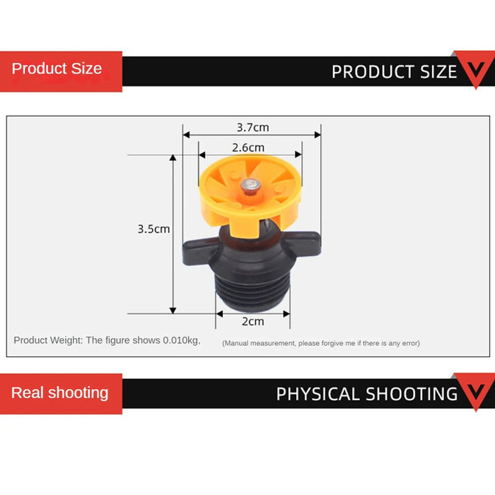 Enagua Mart Flywheel Sprinkler - Inverted 360-Degree Automatic Rotation Rain Garden Watering System