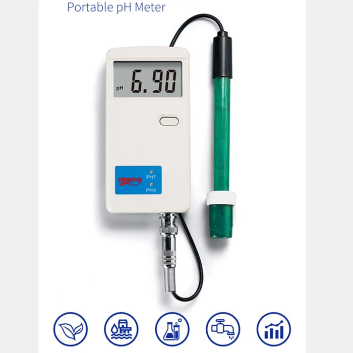 Enagua Mart pH 0.01 Portable pH Meter - Digital Water Quality Purity Tester for Laboratories