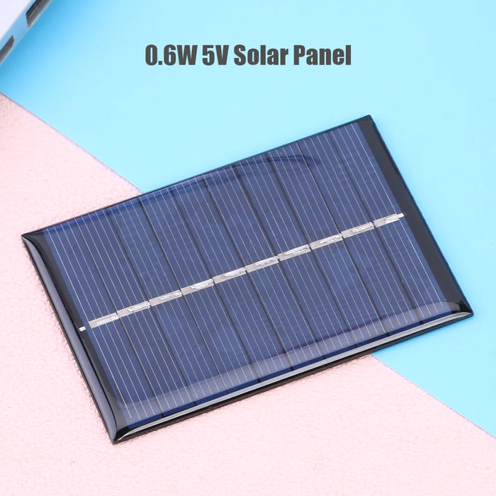 Enagua Mart DIY Solar Panel - 1.2W 5V Solar Cells Module for Battery Charger and Courtyard Lighting