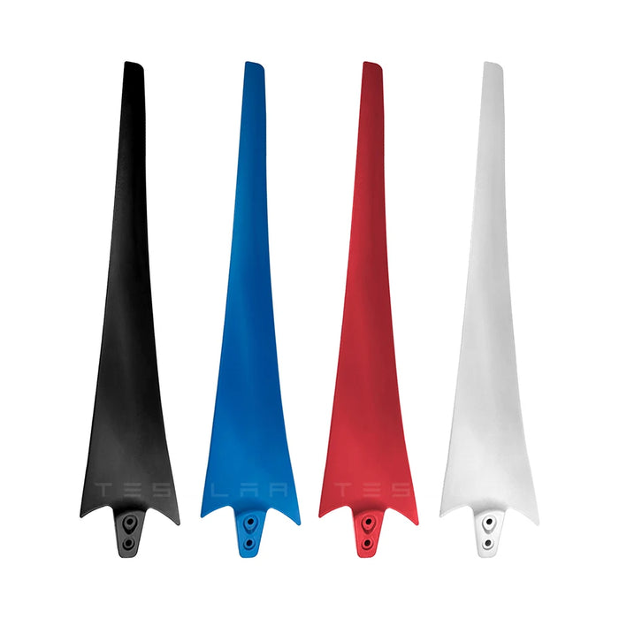 Enagua Mart 58cm High-Strength Carbon Fiber Wind Turbine Blades - White, Red, Black, Blue Colors for DIY Windmill