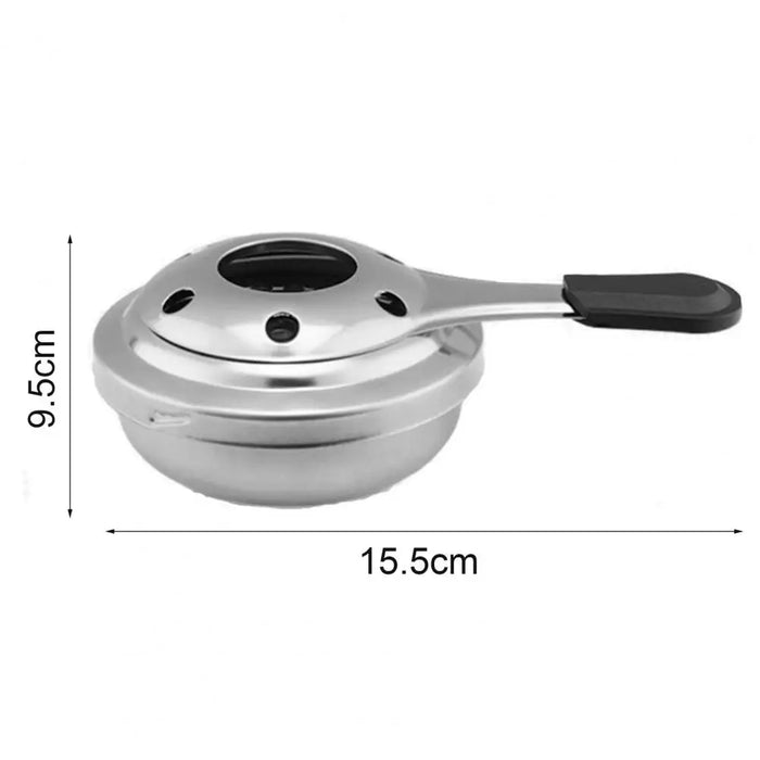 Enagua Mart Multi-Use Adjustable Stainless Steel Hiking Alcohol Stove - Portable Cooking Stove for Travel and Camping