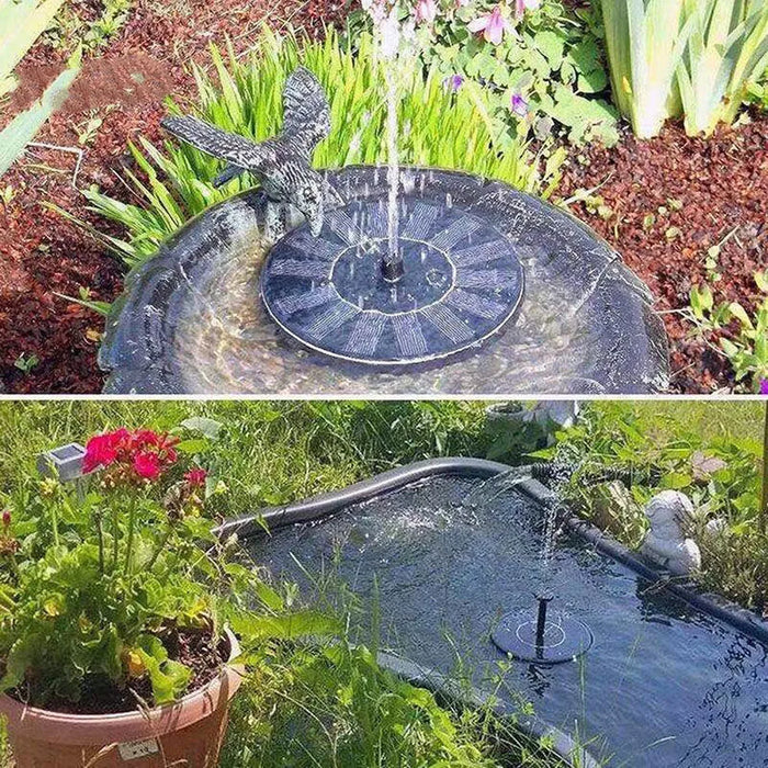 Enagua Mart Solar Bird Bath Fountain Pump - Upgrade Version with 4 Nozzles