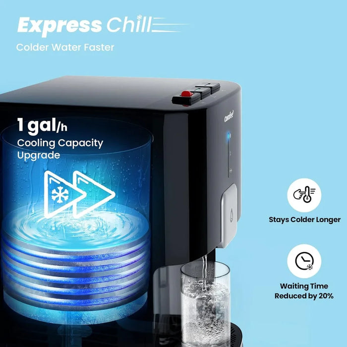 Enagua Mart Bottleless Water Dispenser - UV Self-Cleaning with 3 Temperature Settings