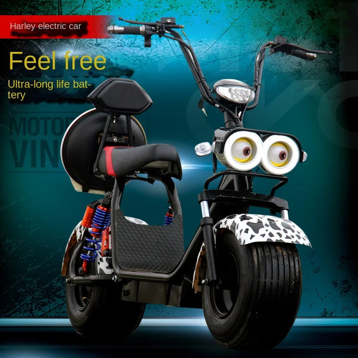 Enagua Mart Harley Electric Vehicle - Two-Wheel Off-Road Scooter for Adults