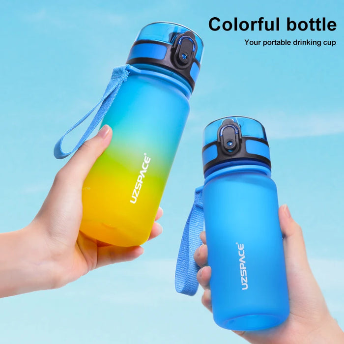 Enagua Mart 350ml Kids Water Bottle - Leakproof Tritan with Time Marker and Eco-Friendly Design