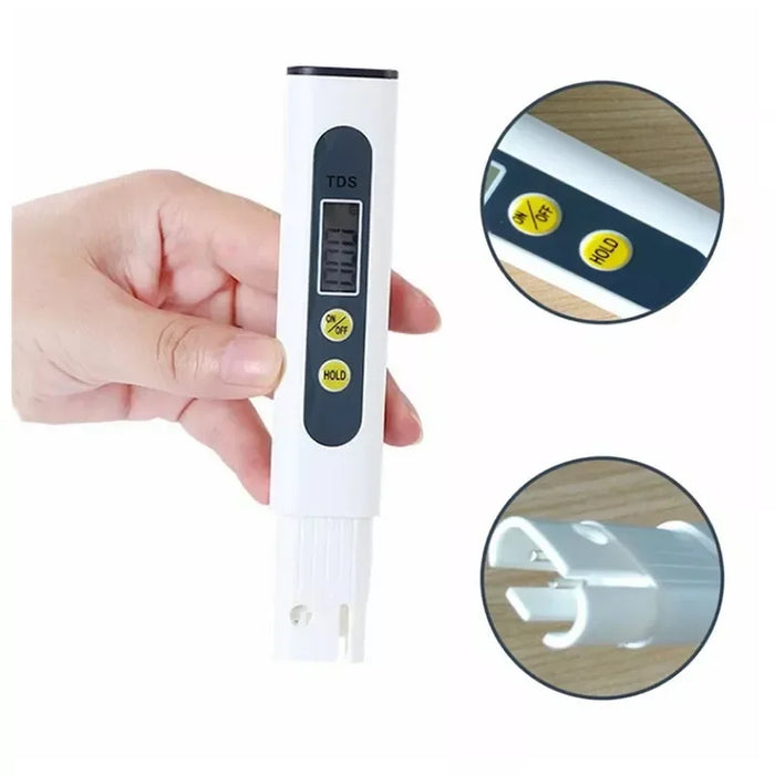 Enagua Mart Digital TDS Meter - Water Quality Tester for Drinking Water, Aquariums, Hydroponics, and Pools (0-9990 ppm)