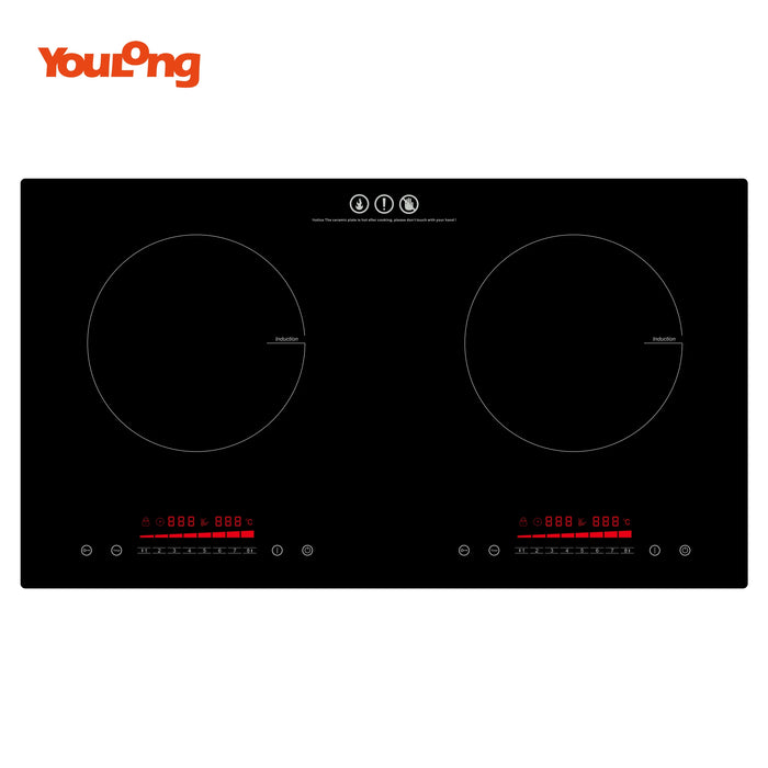 Enagua Mart Double Burner High-Quality Induction Cooktop - Portable and Energy Efficient for Home and Outdoor Use