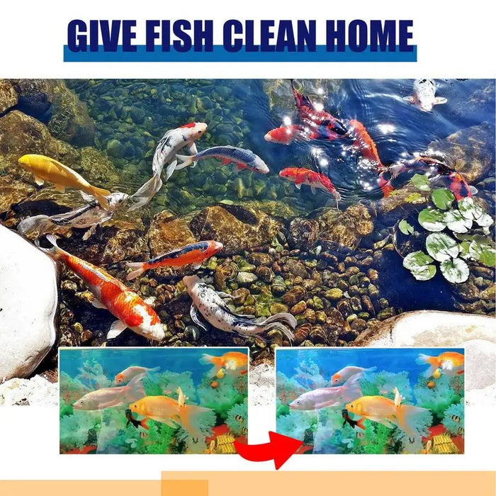 Enagua Mart Fish Pond Chlorine Removal Tablets - 100g Aquarium Cleaner and Water Purifier