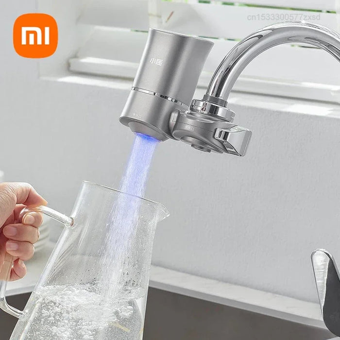 Enagua Mart Xiaomi Xiaozhi Water Power Sterilization Purifier - Ultraviolet 5-Stage Filtration System for Bathroom and Faucet