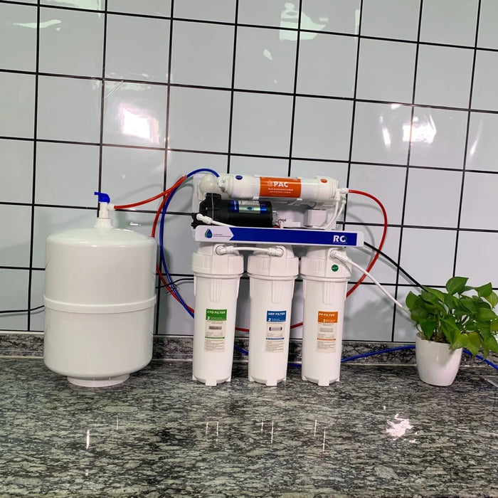 Enagua Mart Under Sink Alkaline Mineral RO Water Purifier - Reverse Osmosis Filtration System for Home