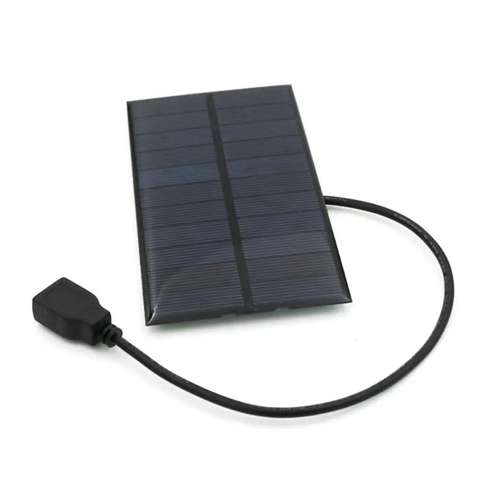 Enagua Mart 5.5V Solar Panel Power Bank - Portable USB Charger for Outdoor Devices and Hiking