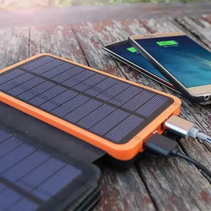 Enagua Mart Solar Power Bank - Fast Charging Foldable Mobile Power Bank with Solar Panels