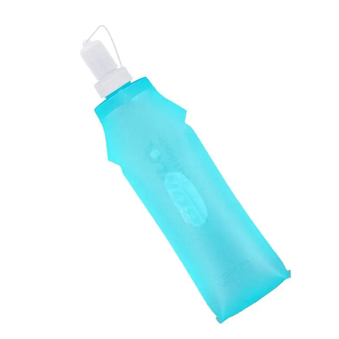 Enagua Mart TPU Folding Soft Flask - 250ml/500ml Collapsible Sports Water Bottle for Running and Hiking