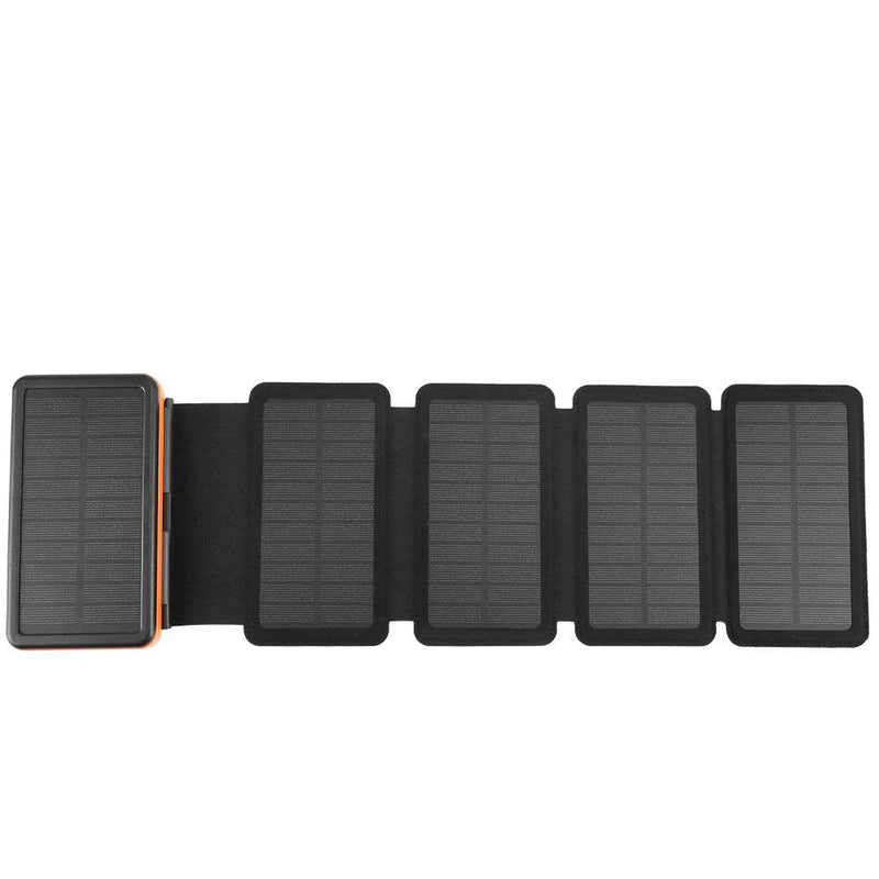 Enagua Mart Portable 20000mAh Solar Power Bank - Folding Solar Charger for Mobile Phones - Enagua Mart