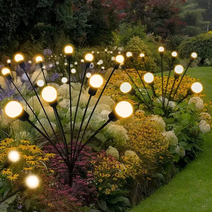 Enagua Mart Solar Firefly Lights - 6-10 LED Swaying Outdoor Garden Lights