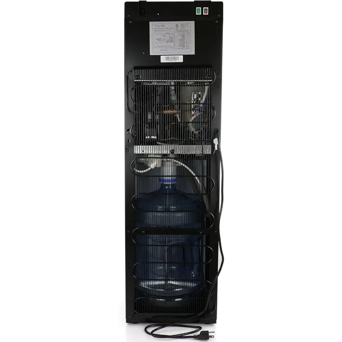 Enagua Mart Bottom Loading Hot and Cold Water Dispenser – Floor Standing with Black Body