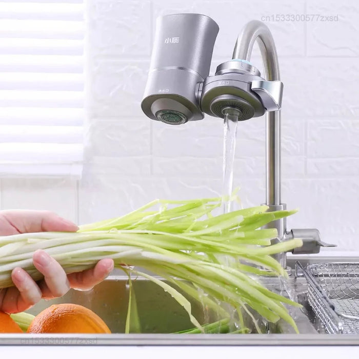 Enagua Mart Xiaomi Xiaozhi Water Power Sterilization Purifier - Ultraviolet 5-Stage Filtration System for Bathroom and Faucet