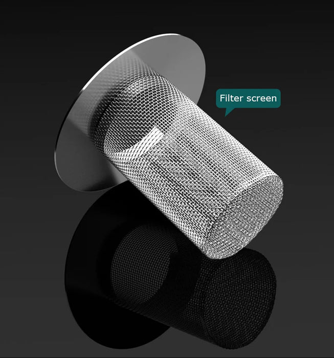 Enagua Mart Stainless Steel Floor Drain Filter Mesh - Anti-Clog Sink Strainer & Hair Catcher for Kitchen & Bathroom